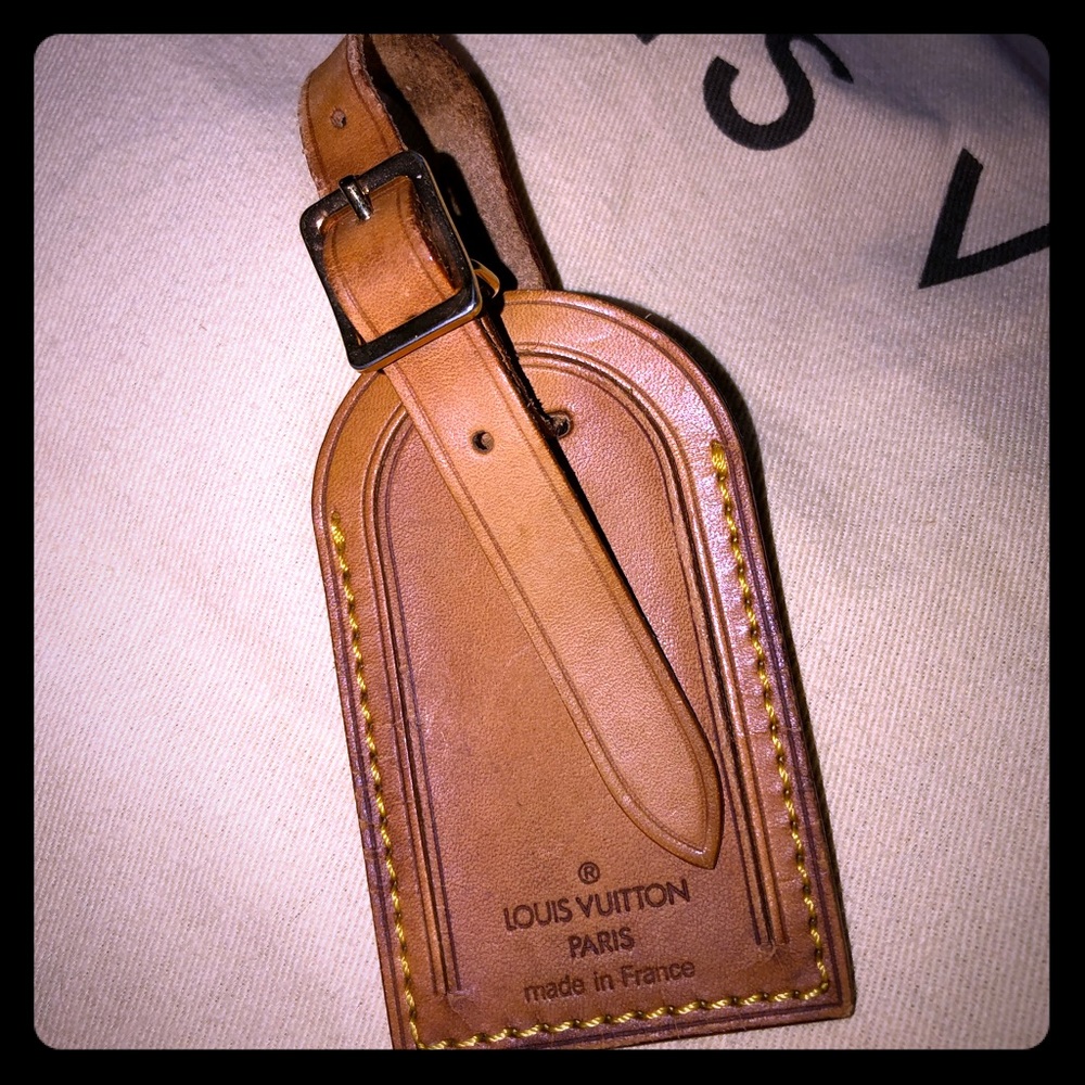 Louis Vuitton luggage tag
